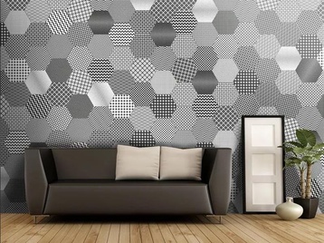 Облицовъчен гранитогрес Moma White Hex